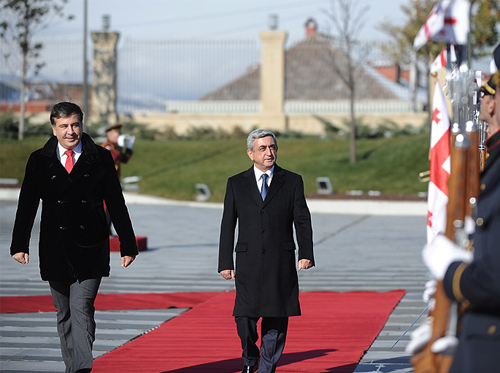 Serzh Sargsyan started a 2-day official visit to Tbilisi today