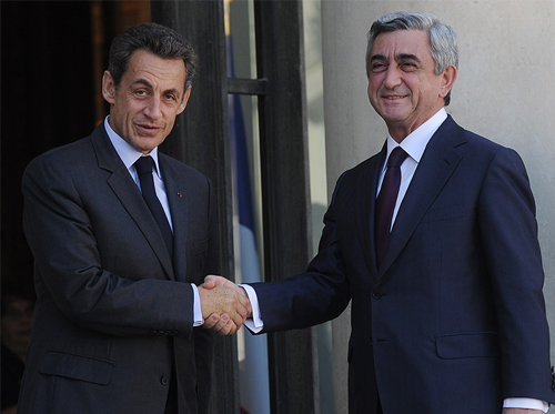 Николя Саркози и Серж Саргсян