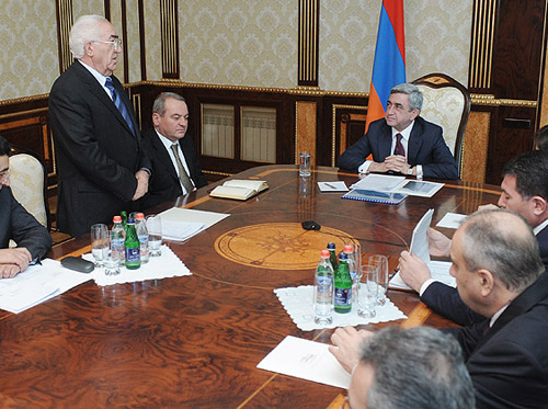 Meeting on Sevan lake problems
