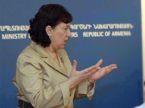 Armenian Minister of Diaspora Hranush Hakobyan